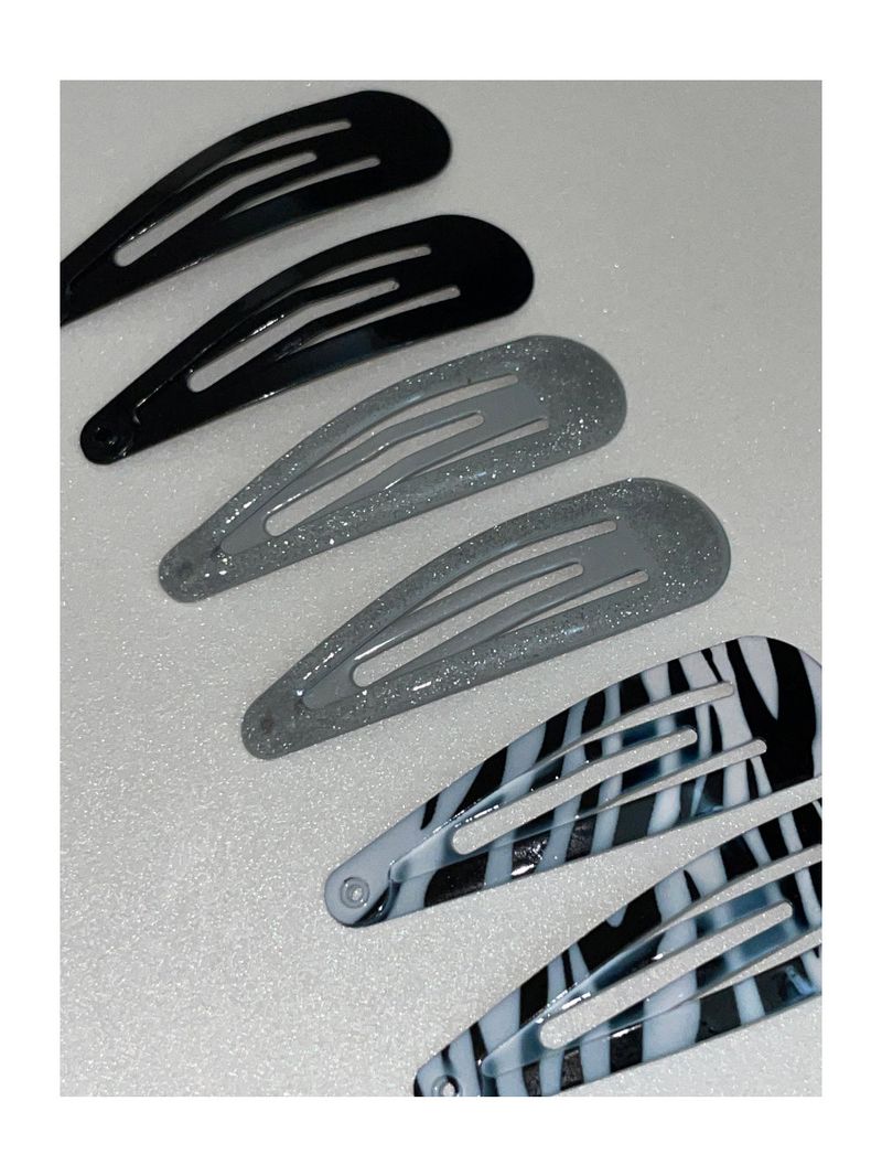 Y2K Zebra 3 Hairpin