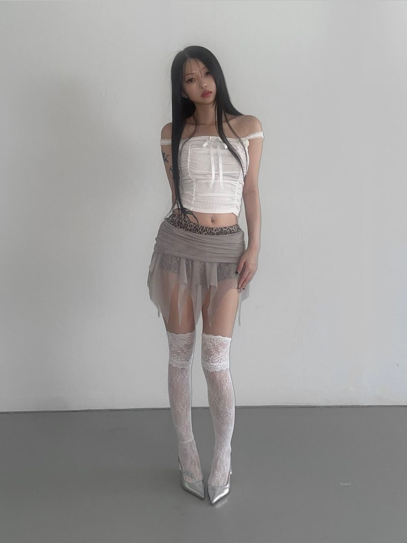 flip mesh layered sk(3 color)