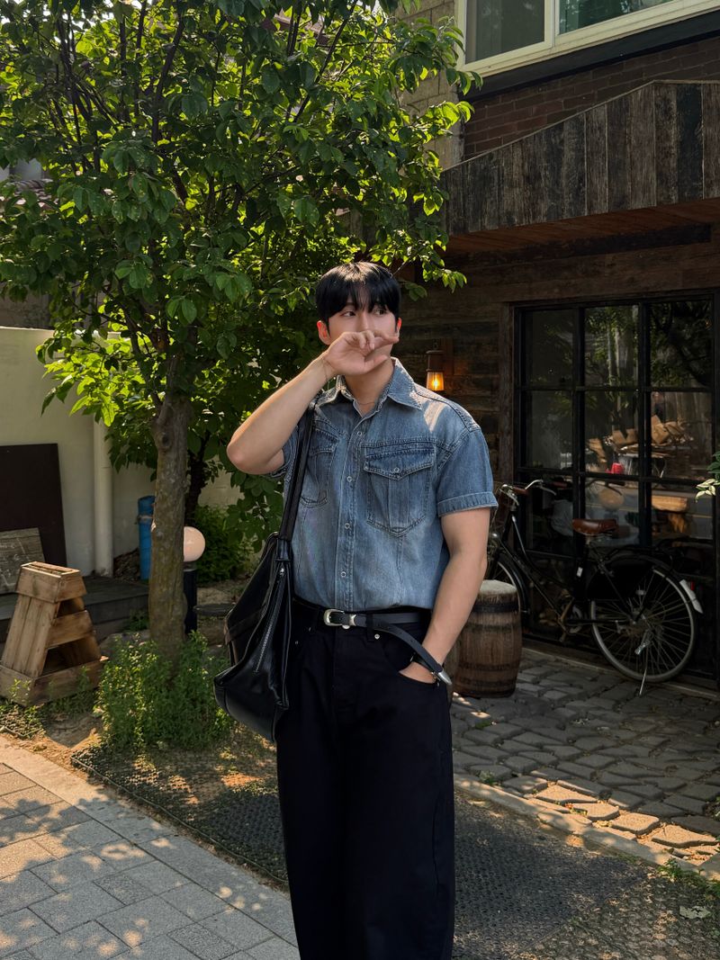 Cotton wide soft balloon pants
