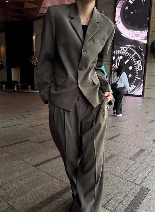 COSYHARU（コシハル）の「Stan Two-tuck Wide Slacks（Pants）」