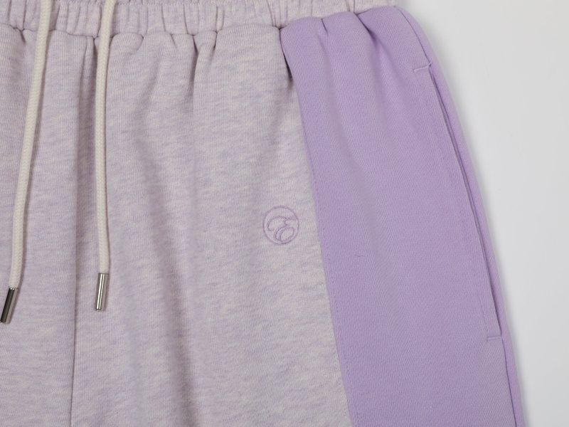 PEACE STRING HALF SWEATPANTS (PURPLE)