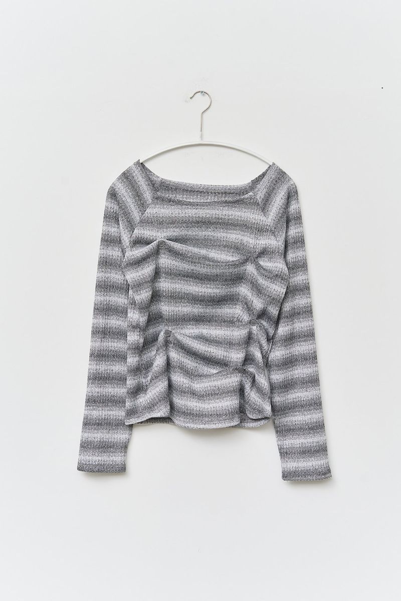 (W) Wave Knitted Top