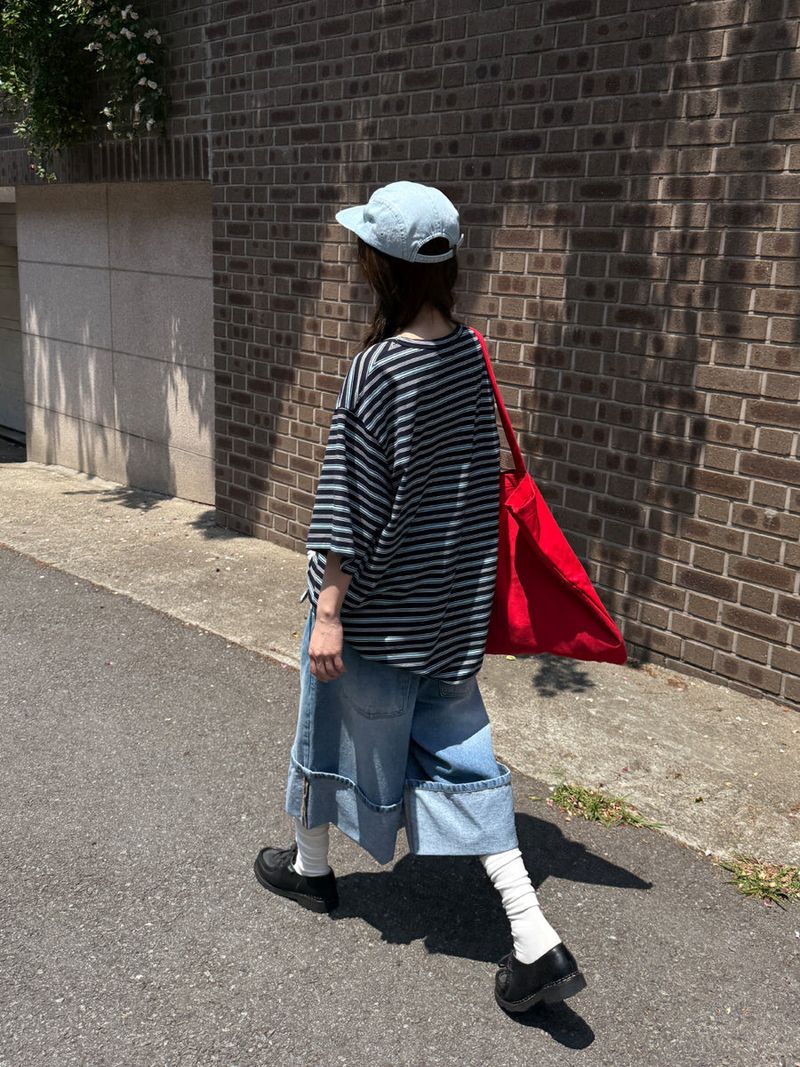 bermuda denim pants