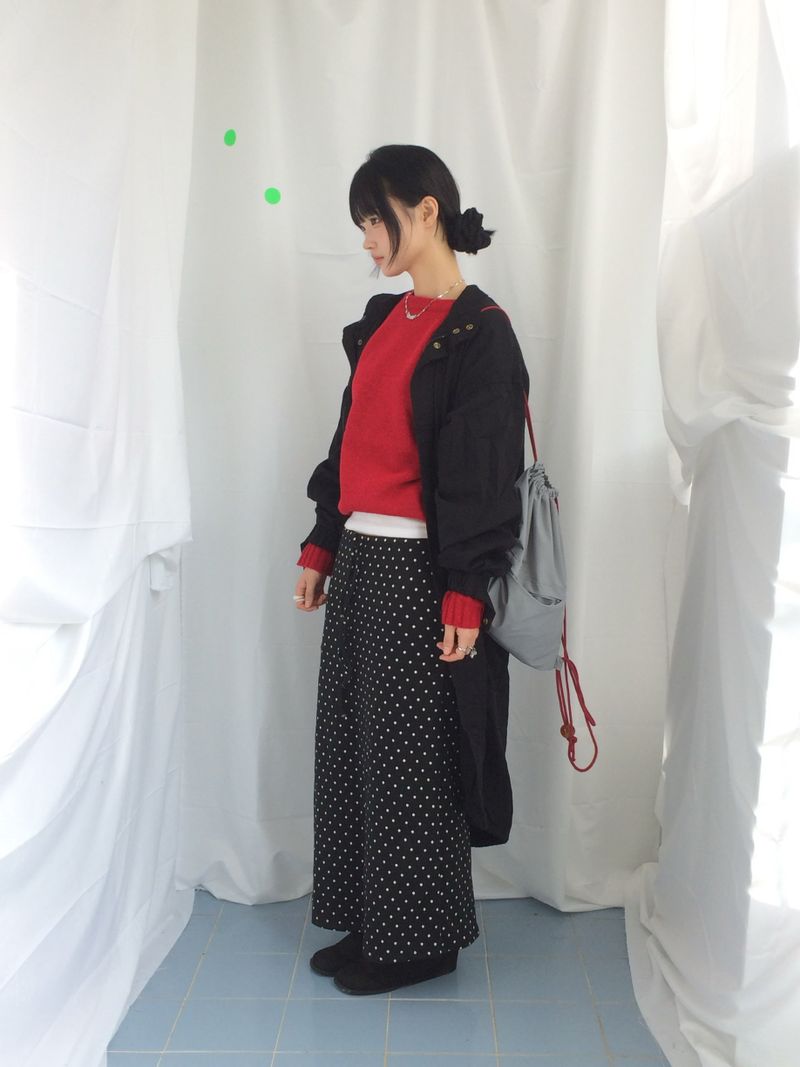 mode dot flow skirt
