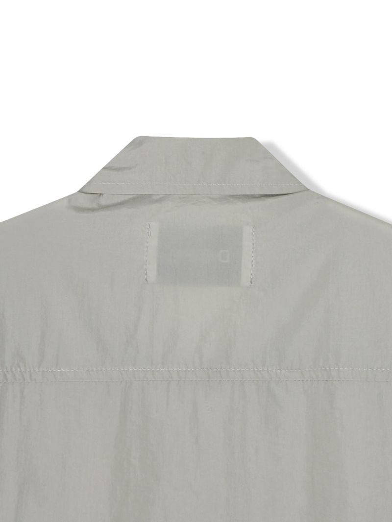 Log Curved Nylon Jacket