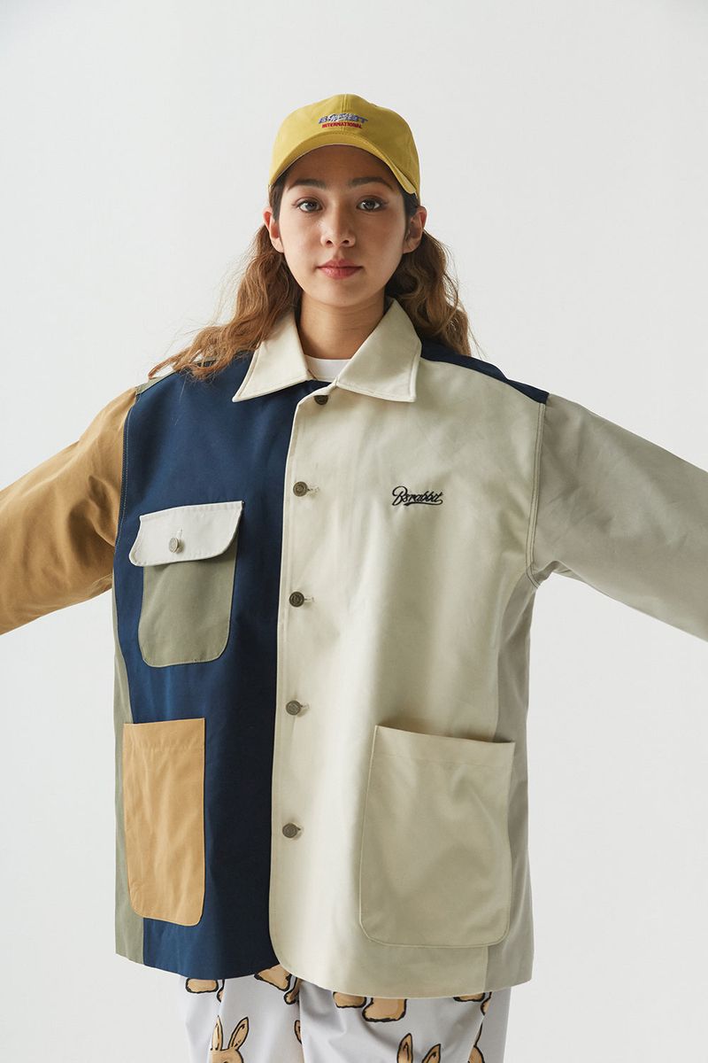 BSRABBIT(ビエスラビット)の「BSR2223FWCP036 AUTHENTIC LOGO CAP MUSTARD(Hats)」