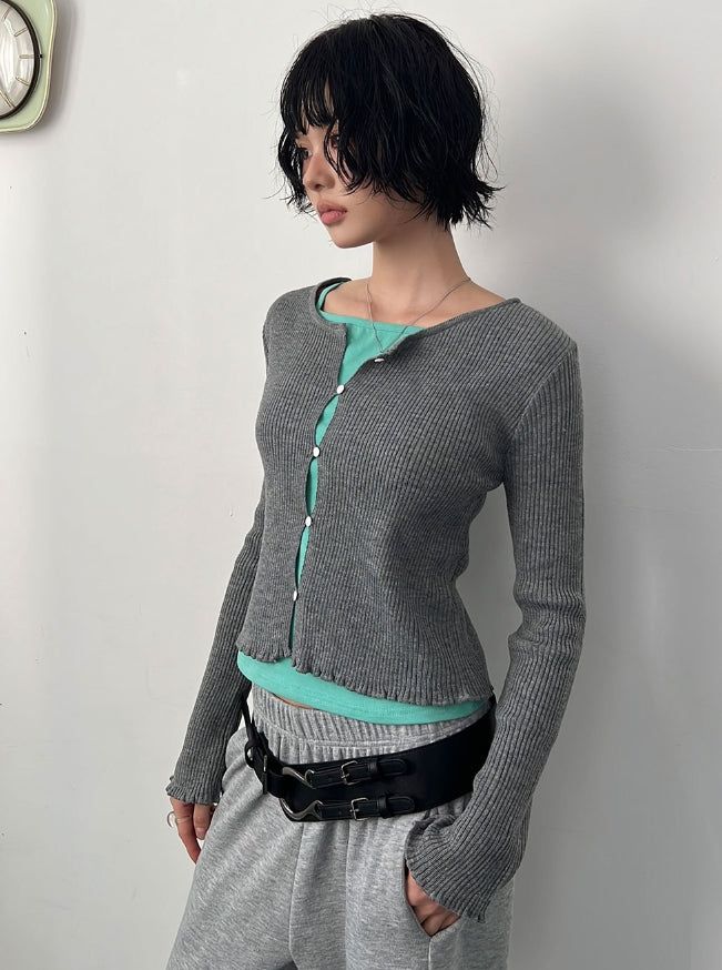MIGNON BUTTON CARDIGAN