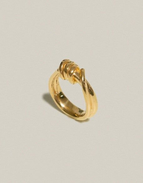 partez（パルテ）の「Double Coiled Ring Gold（Accessories）」