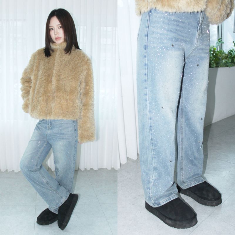 aoyu（アオユ）の「star cubic deniim pents（Pants）」