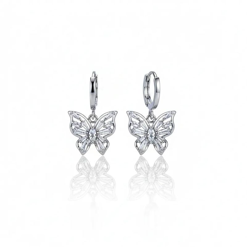 [Aespa Karina Piercing] Butterfly Fairy Huggies Piercing