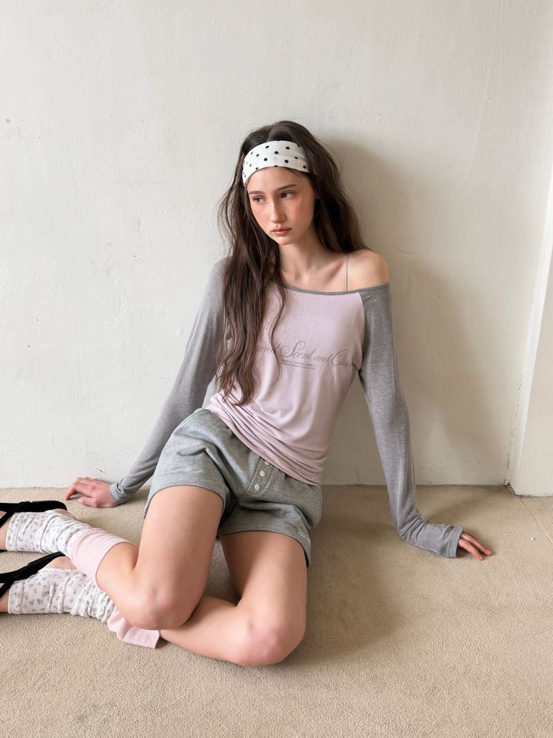 [ORIGINAL] Phase Two-Tone Raglan Long Sleeve T-Shirt