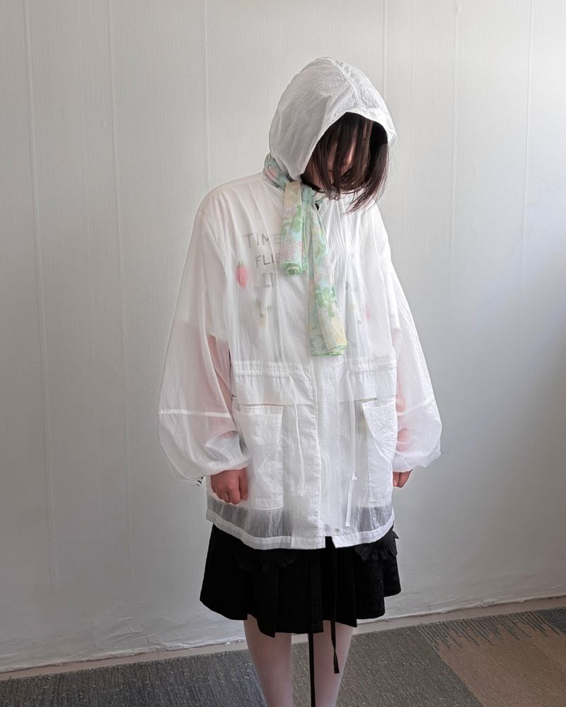Dewy Flower Pleats Skirt