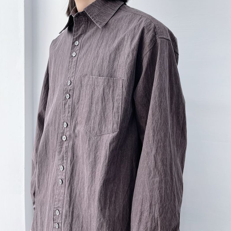 Relaxed Wrinkle Effect Shirt