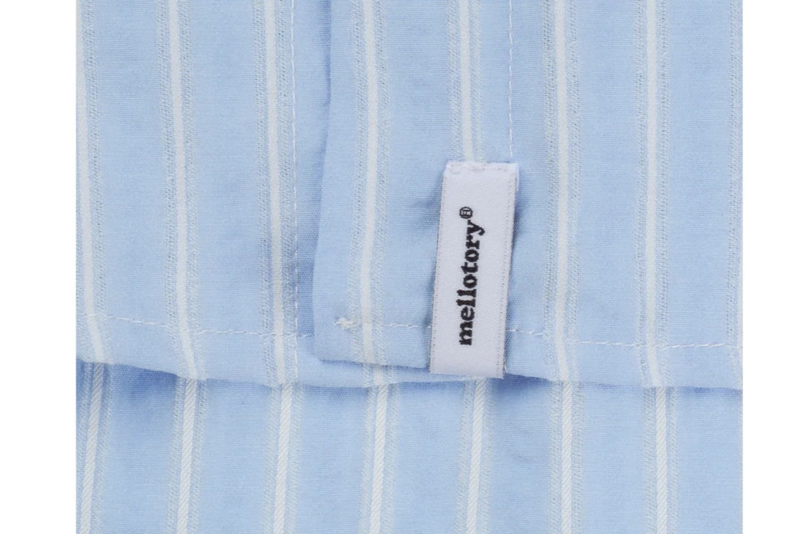 TWO POCKET STRIPE SHIRT (LIGHT BLUE)