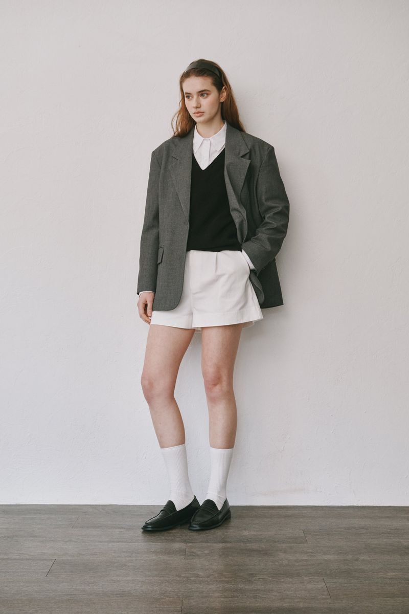Boy wool jacket (Dark grey)