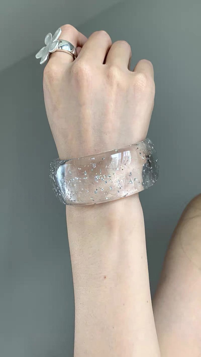 House of haus（ハウス オブ ハウス）の「クリア グリッター バングル（アクセサリー）」
