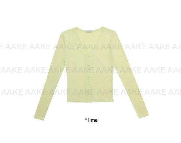 (summer ver.) TWIST BUTTON CARDIGAN