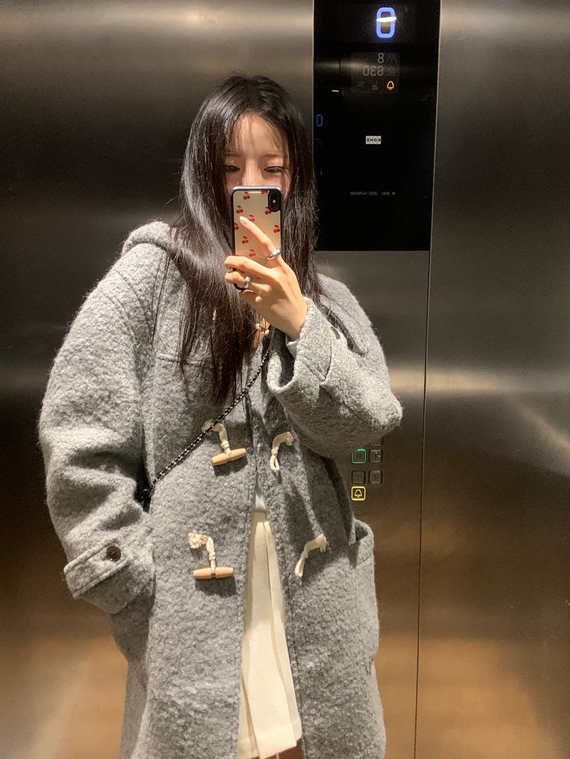 [MADE] Toit wool alpaca handmade toggle hood coat