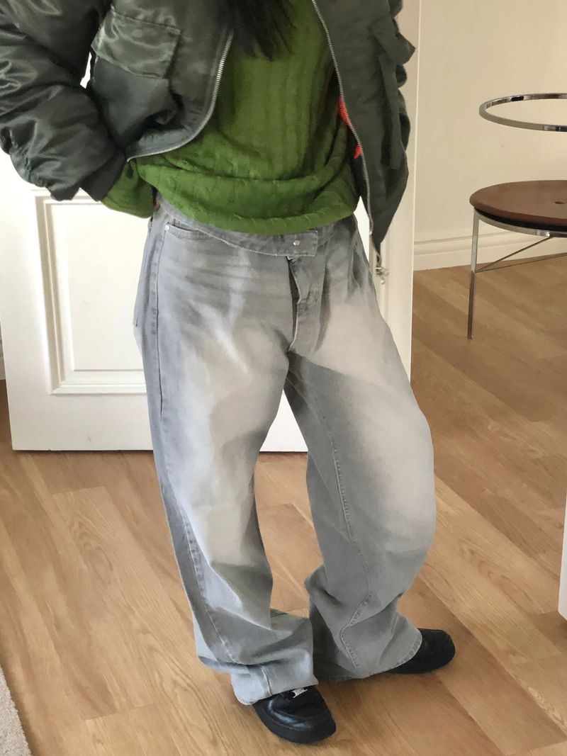 Canis gray denim pants