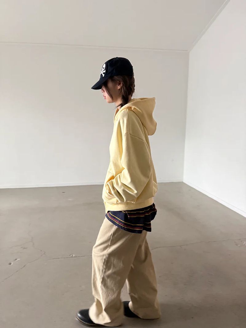 crop hood zip up