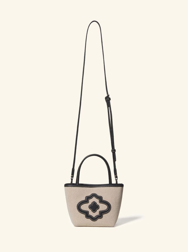 Moroccan Rose Canvas Mini Tote