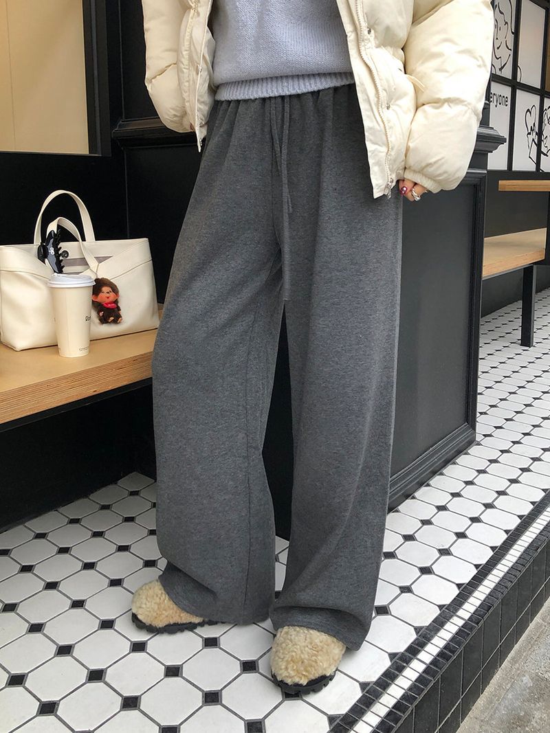 [MADE] ENTOL VELOUR WIDE PANTS