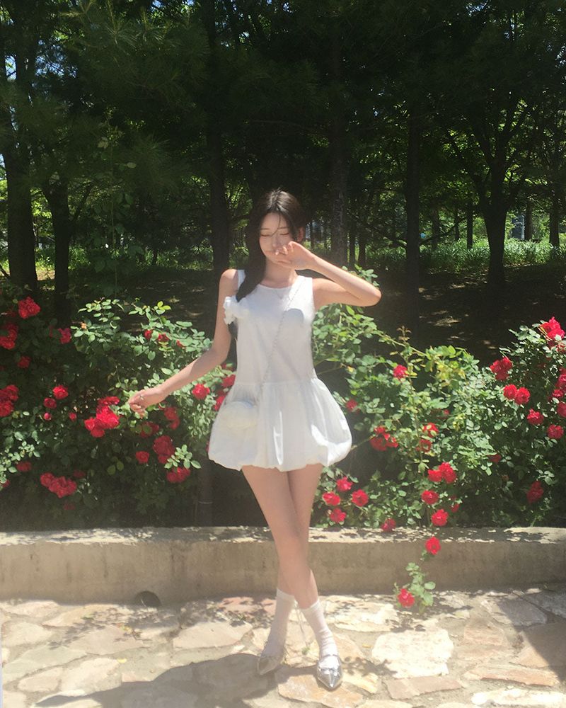 [MADE] Balloon sleeveless dress