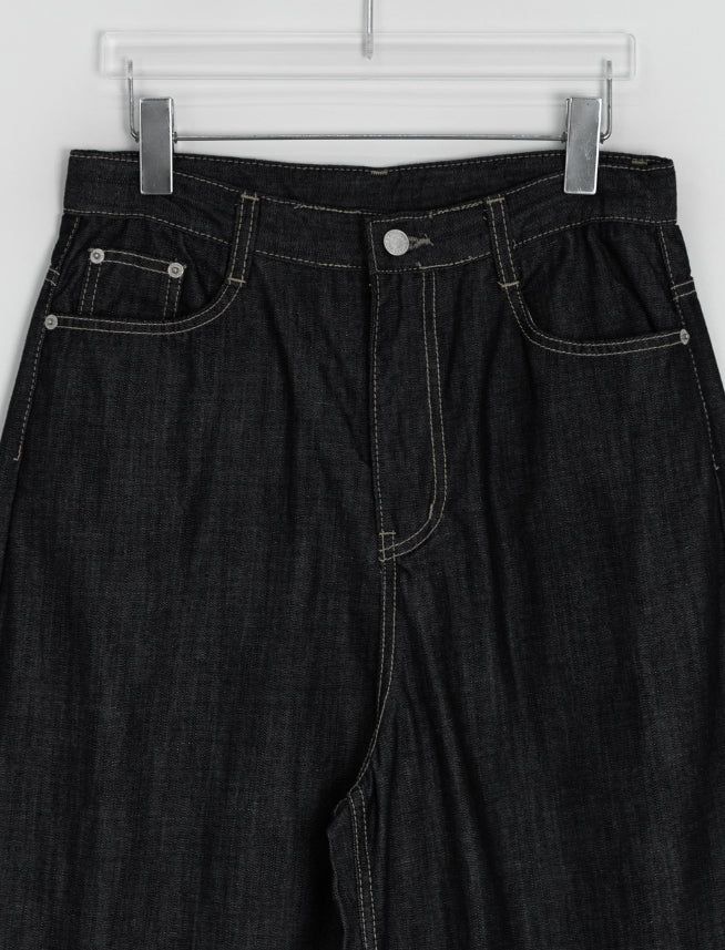 Silin Cut Balloon Wide Denim Pants