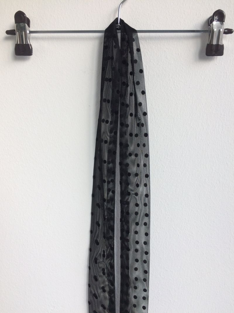 chiffon dot scarf