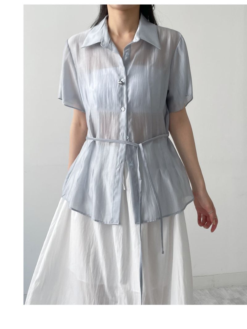 Juicy Nylon Flare Long Skirt