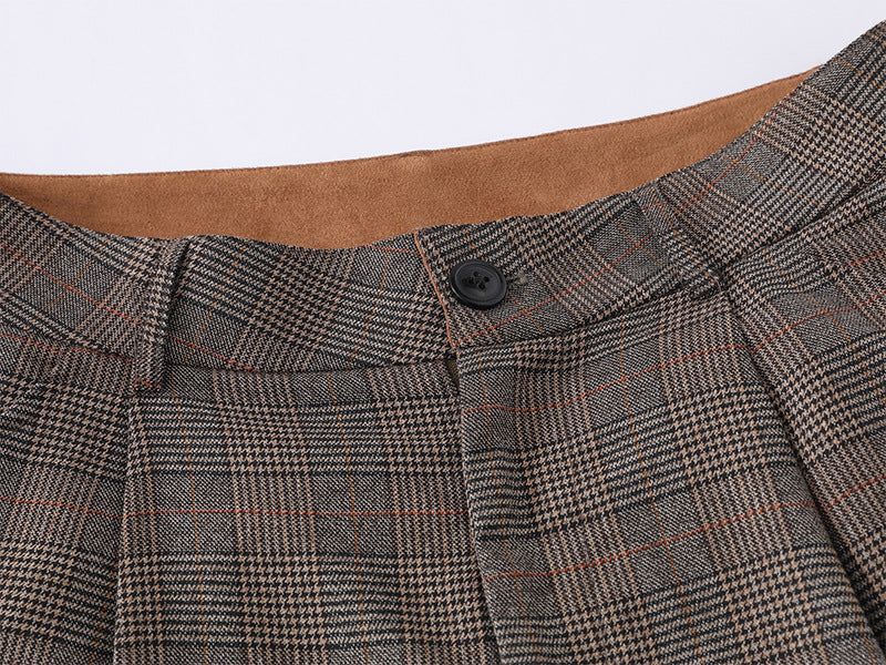 Hector Check Wide Culottes