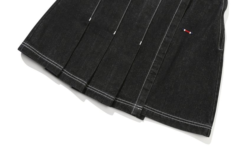 WOMANS DENIM SKIRT_BLACK