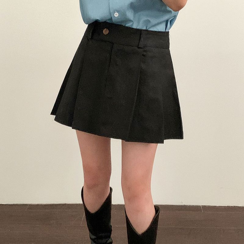 Pleated Mini Skort