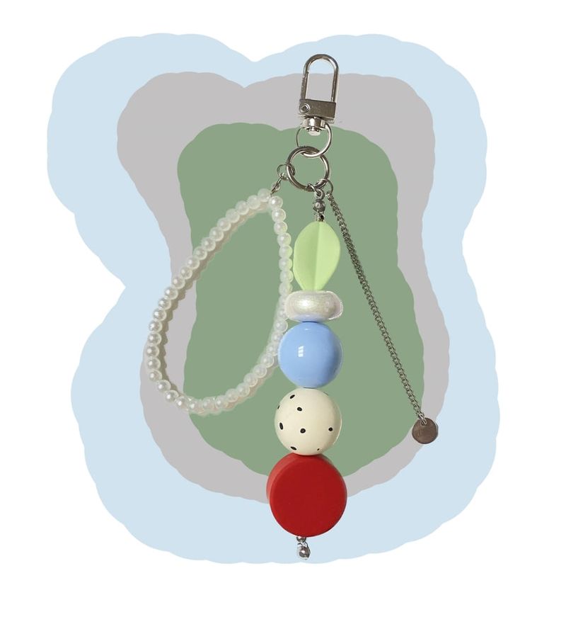 color block keyring 01