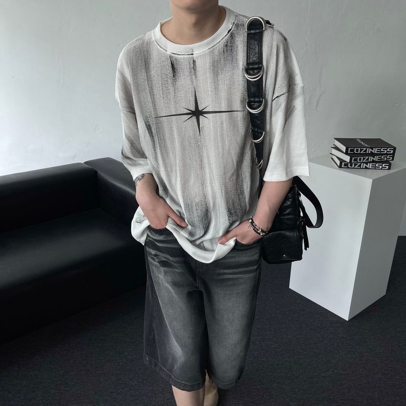 COZINESS（コジネス）の「90's Dirty Waffle T-shirt (2 colors)（Tops）」