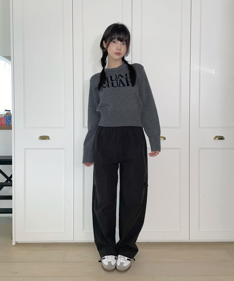 LAMBSWOOL JACQUARD ROUND KNIT