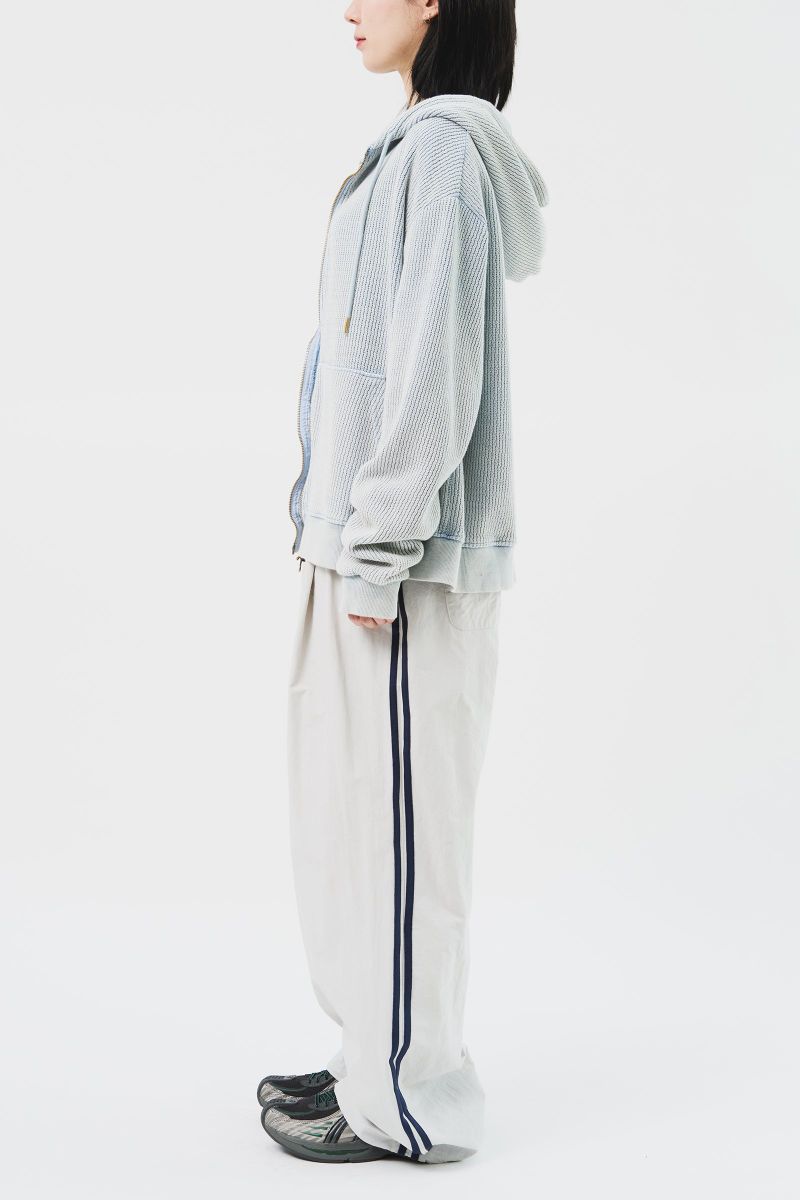 Luar Washed Knitted Zip Hoodie (3color)