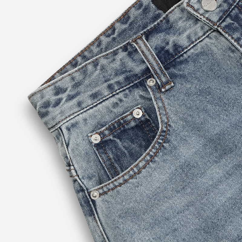Dart Balloon Denim Pants 3C