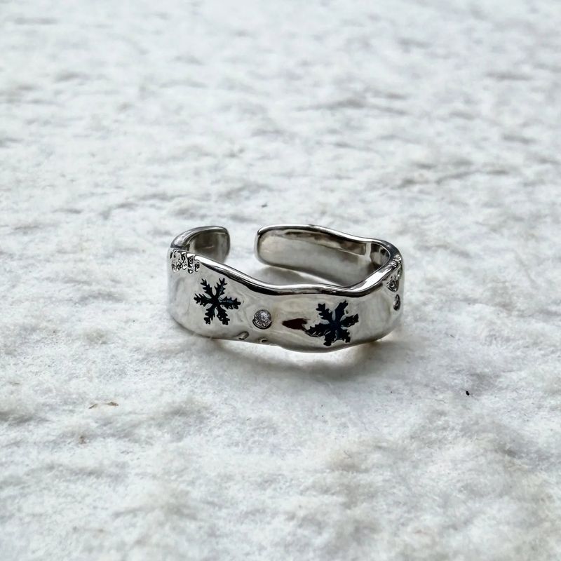 Star Mark Silver Ring
