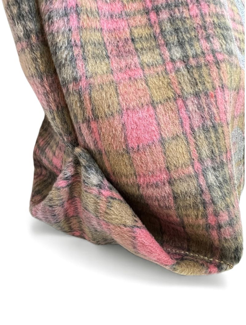 000design Check Shopper Bag / Pink