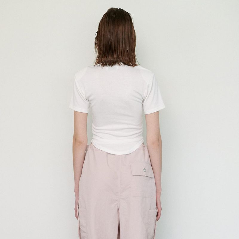  SQUARE T-SHIRT, WHITE