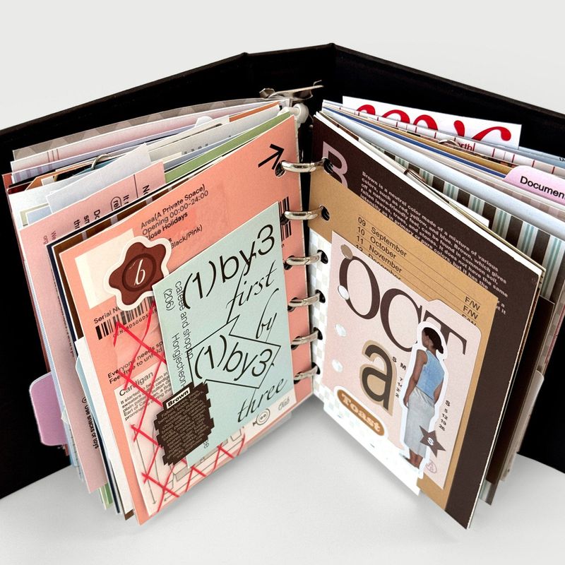oab tone pack brown / scrap sticker set