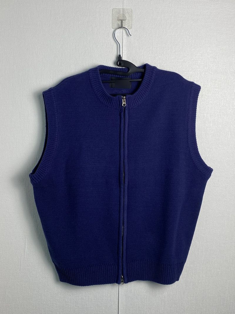 Round Knit Vest 3C