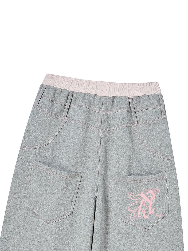 STITCH JOGGER PANTS GREY
