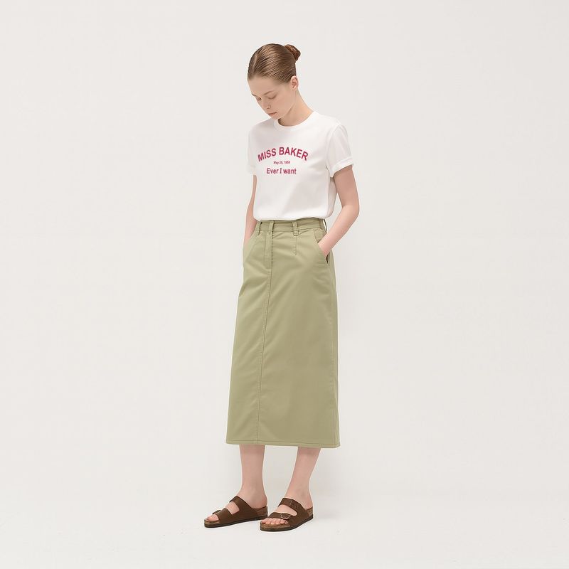 アーチロゴチェーンニードルTシャツ ホワイト
