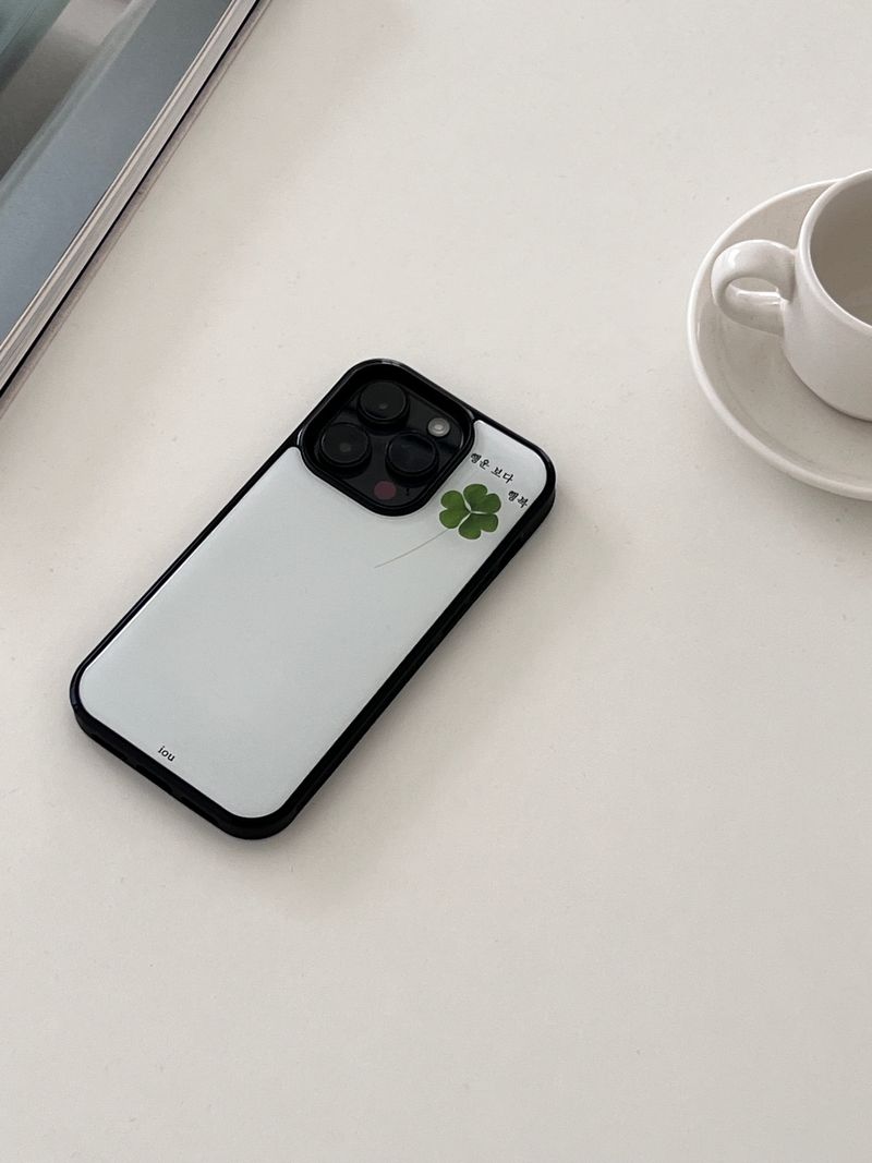 happiness than luck white case (epoxy)