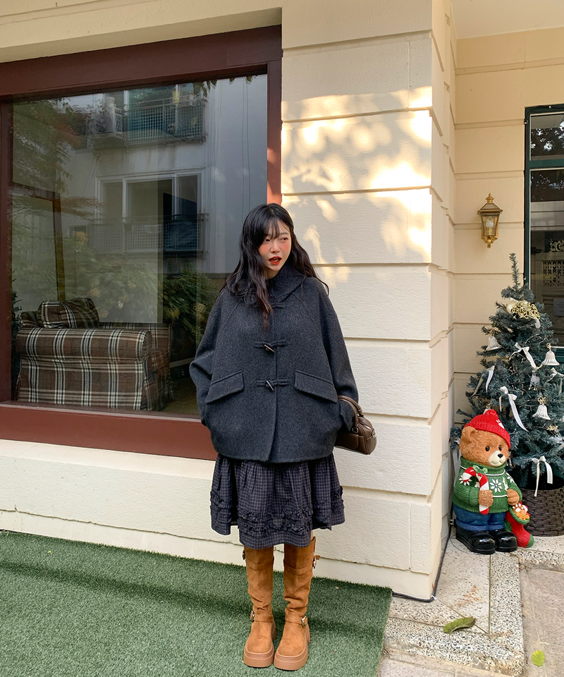 Duffle Half-Length Handmade Coat Jacket