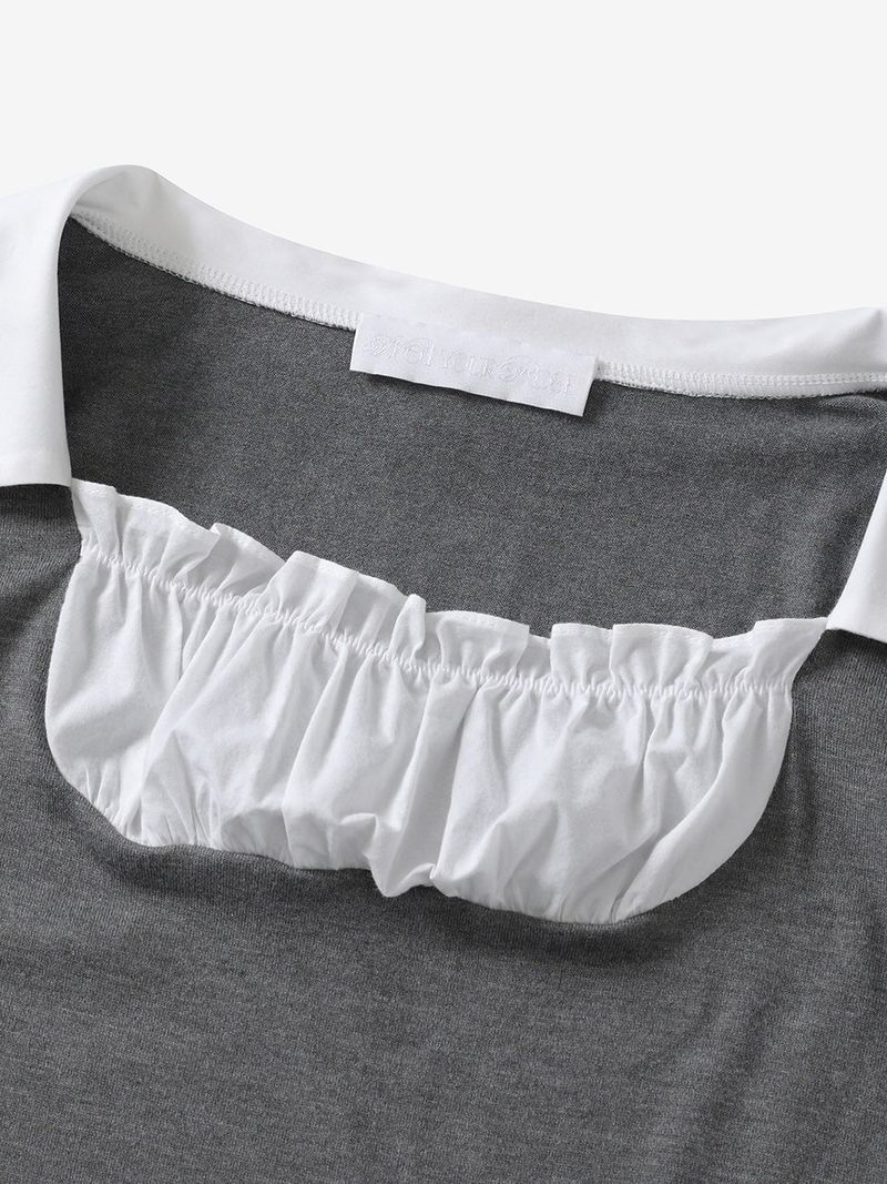 Claire top (Charcoal)