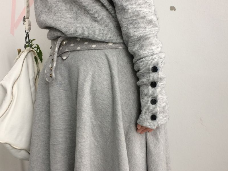 flared ribbon skirt