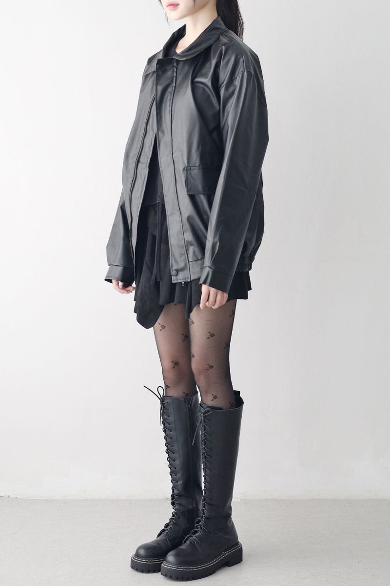 Pippa leather jacket